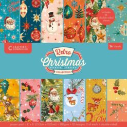 CC - Retro Christmas - Paperpad 15x15 cm