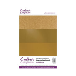 Crafter's Companion Luxury Cardstock Gold Pack A4