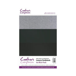 Crafter's Companion Luxury Cardstock Ice Blue Pack A4