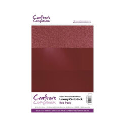 Crafter's Companion Luxury Cardstock Red Pack A4