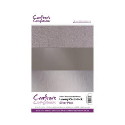 Crafter's Companion Luxury Cardstock Silver Pack A4