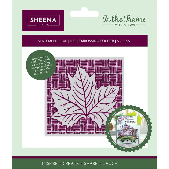 Sheena Douglass - Timeless Leaves - Embossingfolder - Statement Leaf