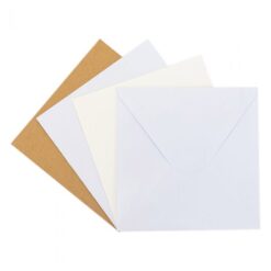 Violet Studio - Essential Collection - Classic Blanco Kaarten/Enveloppen - 15x15 cm a 12 stuks